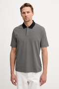 Armani Exchange поло чоловіче бавовняне з еластаном темно-синє XM000736 AF10819