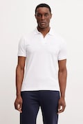 Поло EA7 Emporio Armani чоловіче колір білий з принтом PJVQZ.8NPF14