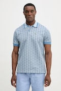 Lacoste tricou polo culoarea gri, cu imprimeu, DH1417