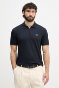BOSS Orange polo męskie z bawełną granatowe 50537507