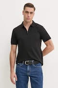 Polo tričko Calvin Klein pánske, čierna farba, jednofarebné, K10K114128