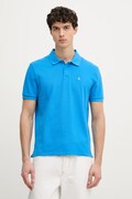 Calvin Klein Jeans polo męskie bawełniane niebieskie LV040EM269