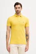 Tommy Hilfiger polo męski kolor żółty gładki MW0MW17771