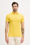 Tommy Hilfiger polo męski kolor żółty gładki MW0MW17771