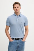 Polo tričko Tommy Hilfiger pánske, zelená farba, jednofarebné, MW0MW17771