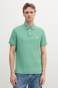 Tommy Hilfiger polo bawełniane męski kolor zielony z aplikacją MW0MW33167