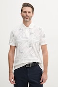 Бавовняне поло Tommy Hilfiger колір білий візерунок MW0MW39309