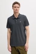 Tommy Jeans polo de bumbac culoarea gri, uni, DM0DM20226
