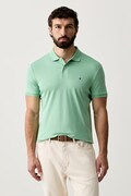 Tommy Hilfiger polo da uomo in cotone verde MW0MW39994