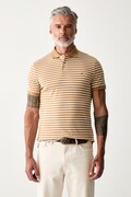 Tommy Hilfiger polo męskie bawełniane beżowe MW0MW39994