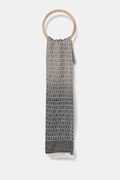 Šála Guess černá barva, AW5279 COT03