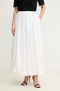 Бавовняна спідниця Pinko колір білий maxi розкльошена 105214 A2LD