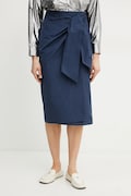 Φούστα Weekend Max Mara χρώμα: ναυτικό μπλε, 2515101042600