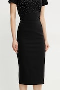 Спідниця Guess JAYLA колір чорний midi олівець W5GD93 WGMR2