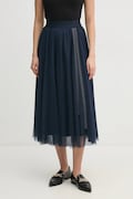 Joop! fusta culoarea albastru marin, midi, evazati, 30046657