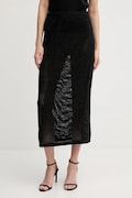 United Colors of Benetton fustă culoarea negru, maxi, drept, 11365000B
