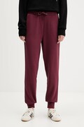 Karl Lagerfeld Jeans spodnie dresowe kolor bordowy z nadrukiem A1W10058