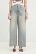 Дънки adidas Originals DENIM ZIP PANT в синьо JX9210