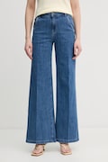 United Colors of Benetton jeansy wide leg damskie niebieskie 4TUT574X5