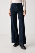 United Colors of Benetton jeansy wide leg damskie niebieskie 4TUT574X5