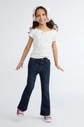 Levi's παιδικά τζιν flare 726 HIGH RISE FLARE JEAN σκούρα μπλε 3EG970