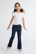 Levi's παιδικά τζιν flare 726 HIGH RISE FLARE JEAN σκούρα μπλε 3EG970