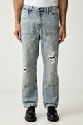 Levi's loose kavbojke moške 568 LOOSE STRT DBL KNEE modre A7367