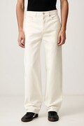 Lacoste jeansy straight męskie beżowe HH2321