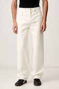 Lacoste jeansy straight męskie beżowe HH2321