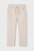Dječje hlače Mayoral relaxed fit boja: bež, bez uzorka, 3566