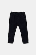 Kalhoty s lněnou směsí pro děti Guess tmavomodrá barva, N5GB05 WHAR0