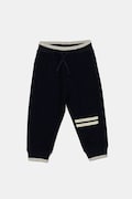 United Colors of Benetton pantaloni de trening din bumbac pentru copii culoarea bleumarin, cu imprimeu, 3BC1GF04O