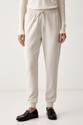 Armani Exchange спортивні штани жіночі бежеві regular waist XW000828 AF13397