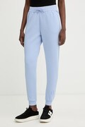 Armani Exchange teplákové nohavice dámske modré regular waist XW000828 AF13397
