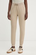 Armani Exchange teplákové nohavice dámske béžové regular waist XW000828 AF13397