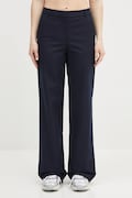A.P.C. cotton trousers pantalon margaret women's navy blue color COHFU.F08476