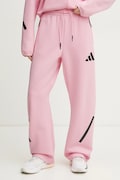 adidas pantaloni de trening Z.N.E. culoarea roz, cu imprimeu, JC5410