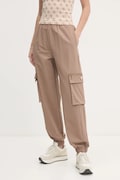 Guess pantaloni de trening CHRIS culoarea maro, uni, V5RB10 WGUK0