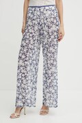 MICHAEL Michael Kors spodnie damskie kolor granatowy proste high waist MM55128