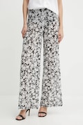MICHAEL Michael Kors spodnie damskie kolor czarny proste high waist MM55128