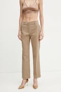 Marciano Guess pantaloni SHAYLA femei, culoarea bej, drept, high waist, 5RGB09 9544Z