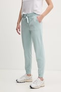 Tepláky Dkny dámské, tyrkysová barva, hladké, DP5P3496