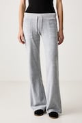 Juicy Couture spodnie dresowe damskie LAYLA POCKET LR szare JCSEBJ001