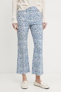 Weekend Max Mara pantaloni femei, culoarea violet, evazati, medium waist, 2515131122600