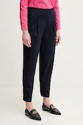 United Colors of Benetton spodnie damskie kolor granatowy fason cygaretki high waist 40FADF092