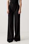 Coperni Wide Leg Tailored oblekové nohavice dámske čierne high waist COPP90F3004