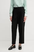 Tommy Hilfiger spodnie damskie kolor czarny proste high waist WW0WW44793