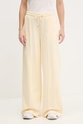 Guess pantaloni tuta di cotone PRIMULA donna colore giallo V5GB07 KCRP0