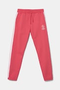 Detské bavlnené tepláky Guess ružová farba, s nášivkou, J5RQ11 KAD74