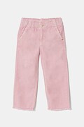 Guess pantaloni copii culoarea roz, neted, K5RB04 WH1T0